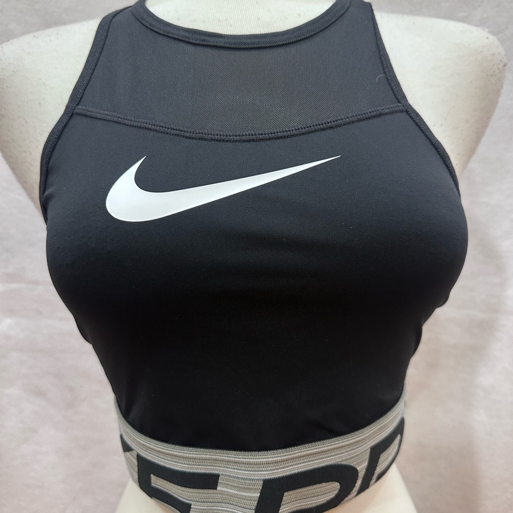 Nike Black Crop Sports Bra